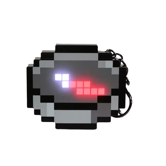 Brújula Pixelada con Llavero