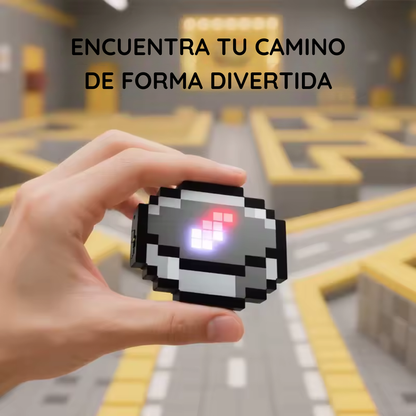 Brújula Pixelada con Llavero
